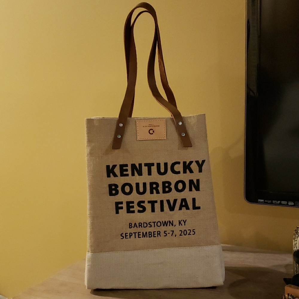 NWT! Kentucky Bourbon Festival Artisan Signed Tote Bag & Cocktail Smoker - Picture 7 of 16